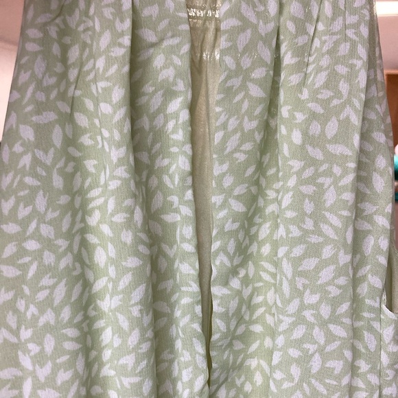 Japna Light Green pleated Dress - Picture 2 of 3